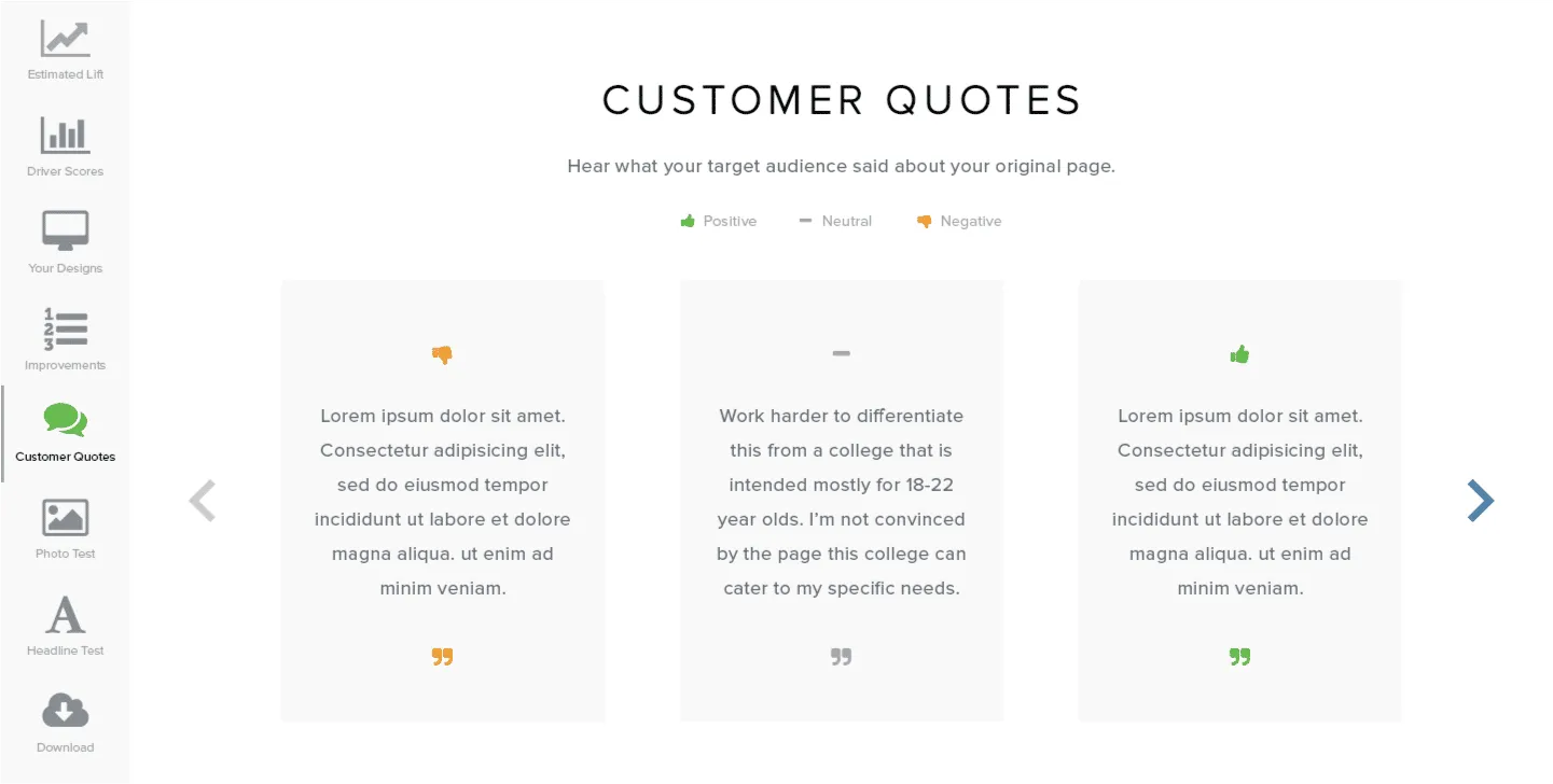 Customer Quotes and Testimonials